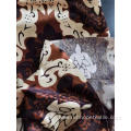 Printed velvet fabric for curtain